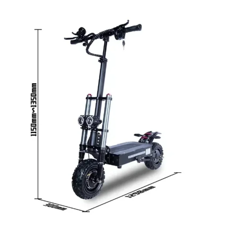 

E5B electric scooter 6000W60V40AH folding fast off-road 11 inch 85 km/h