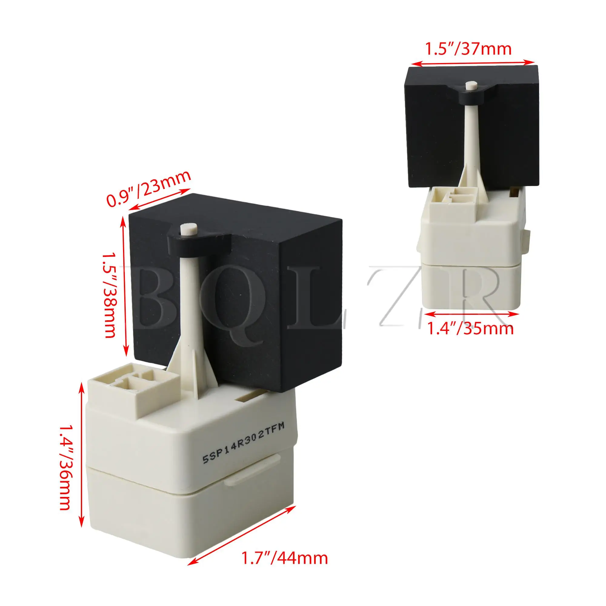 BQLZR W10613606 Refrigerator Compressor Start Relay & Capacitor Replacement for Jenn Air Chef Maytag 67003186