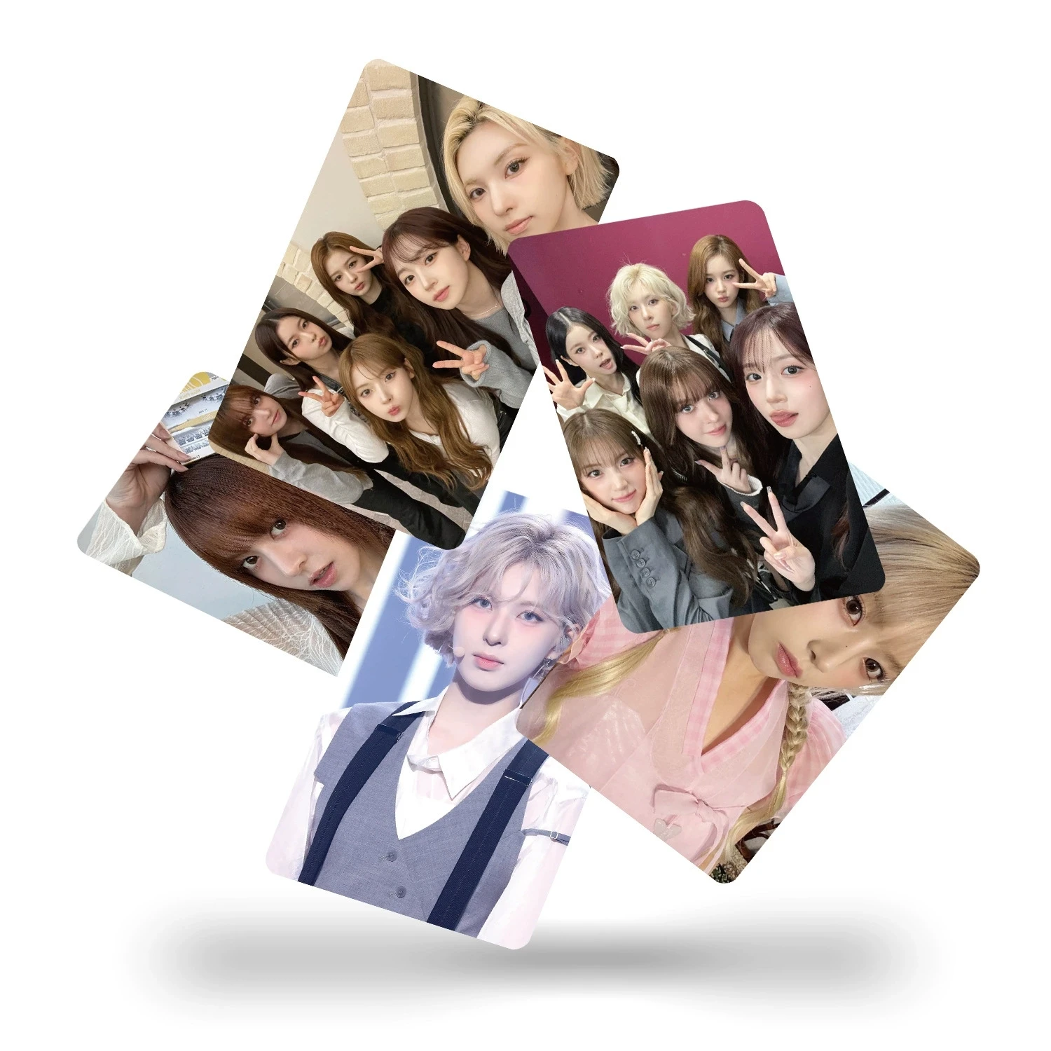 50Pcs/set K-POP NMIXX Laser Small Card Album LOMO Card Photo Album Photo Card Fan Collection Gift LILY KYUJIN Postcard KPOP