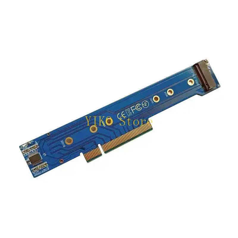 K32C With PCIe Extension Card to 2 NVMe M.2 NGFF SSD Converter For 1U Server Case Efficient Space Utilization