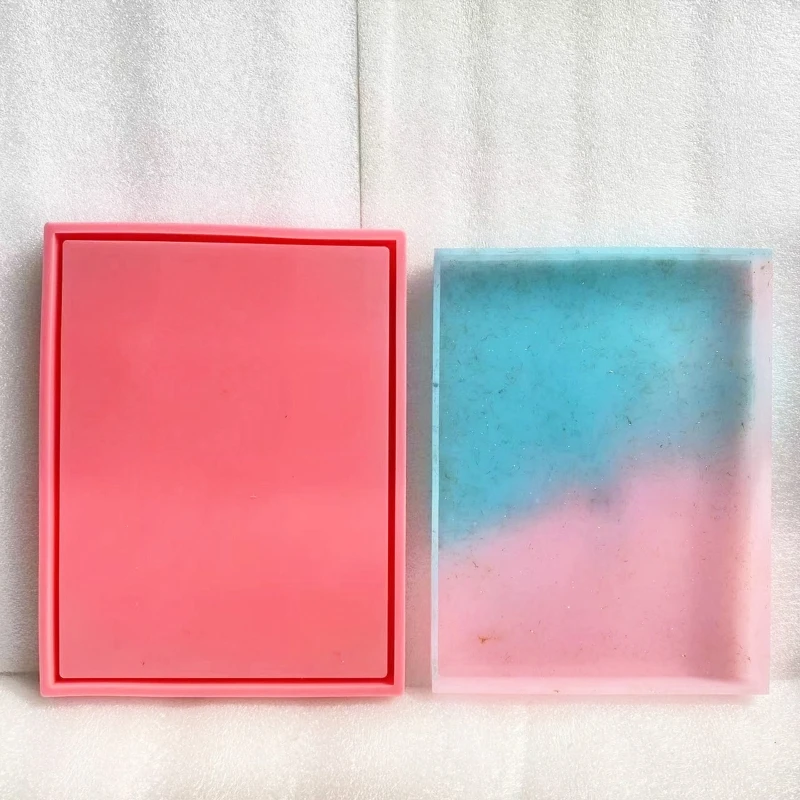 Tray Mold for Resin Silicone Tray Mold Silicone Plate Mold for Making Sided Tray