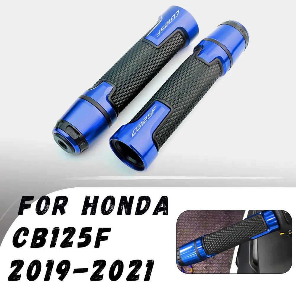 

Motorcycle Non Slip Handlebar Grip Throttle CNC Hand Bar Grips Motorbike Accessories For Honda CB125F CB125 F CB 125F 2019-2021