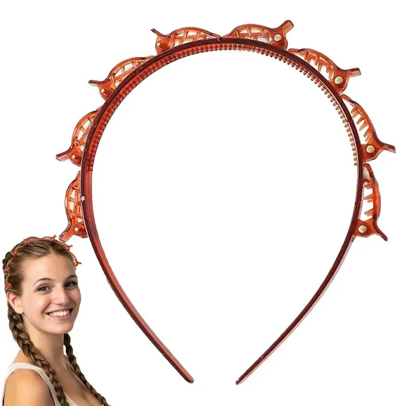 Unisex Alice Metal Hoop Duplo Bangs Hairpin, Headband, Banda, Hoop, Esportes, Acessórios de Cabelo, Homens, Mulheres, Penteado