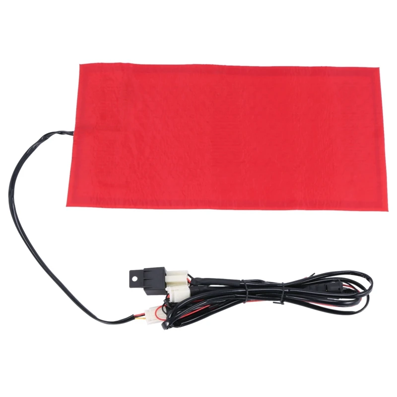 

4X 25W 12V Universal Motorcycle ATV Seat Heated Cushion Waterproof Pad Heating Pad Mat Winter Warmer