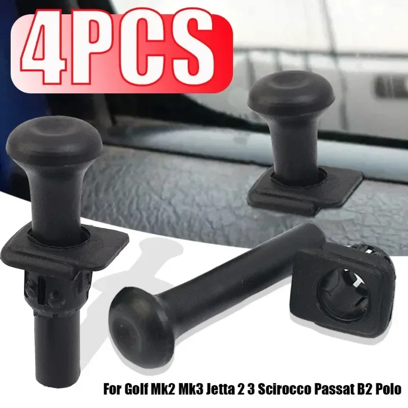 Car Door Lock Pins Plastic Door Lock Latch Automotive Replaceable Accessories for Golf Mk2 Mk3 Jetta 2 3 Scirocco Passat B2 Polo