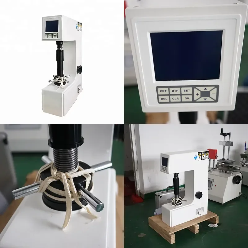 for Rubber Metal ECT Rockwell Hardness Tester Portable Digital Durometer Shore A D Hardness Gauge Testing Instrument