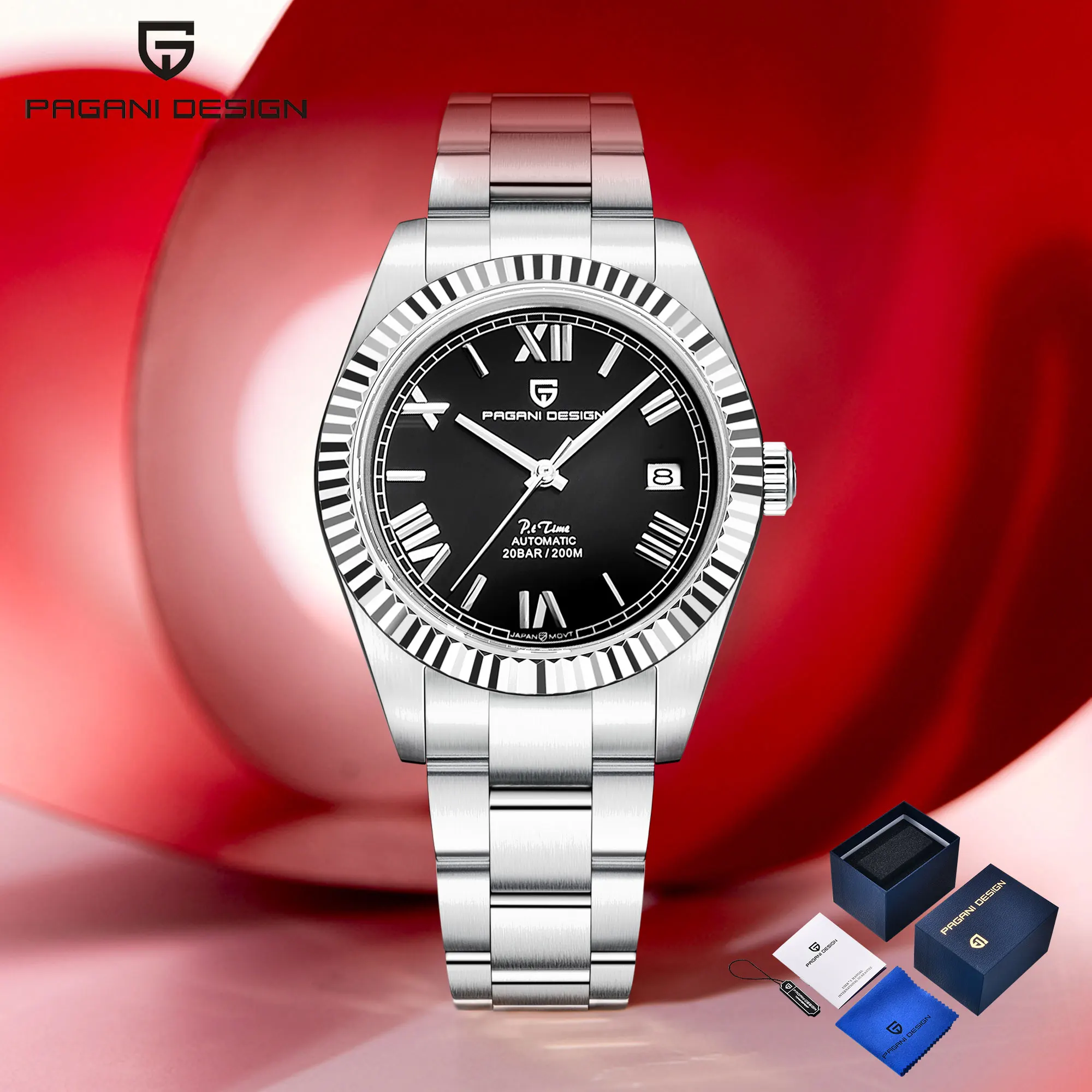 

Новинка 2025, мужские часы PAGANI DESIGN, подарочная коробка, механические часы, роскошные автоматические часы для мужчин с коробкой, сапфировые зеркальные часы