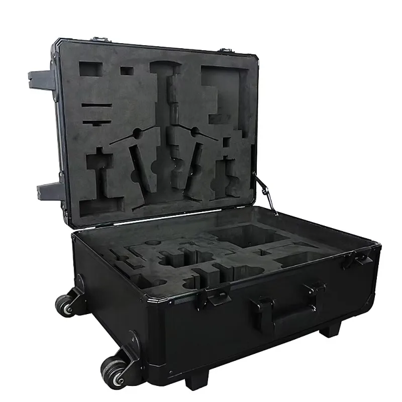Professional Custom Aluminum Alloy Shockproof Portable Toolbox Door and Window Sample Corner Display Aluminum Box