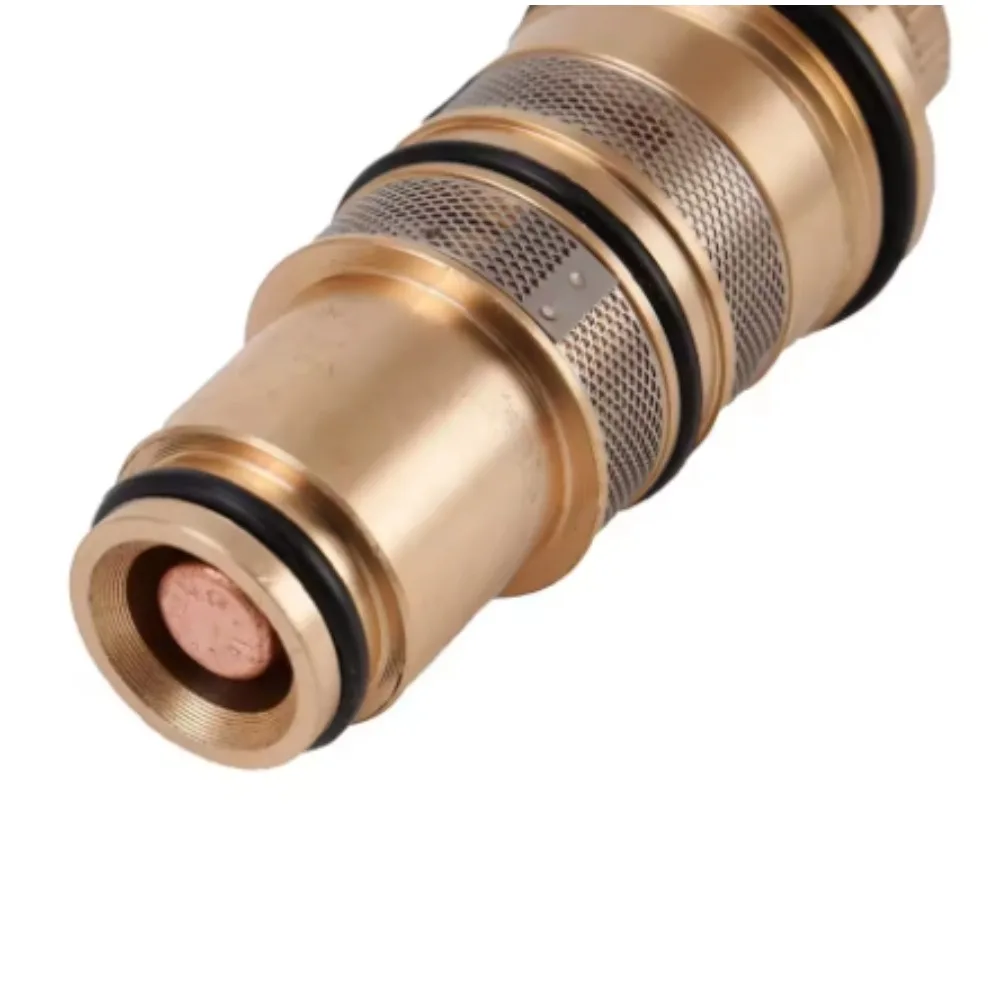 Brass Shower Thermostatic Cartridge Replacement Kit - Bathroom Water Temperature Control Mixer Valve Bar Faucet Repair