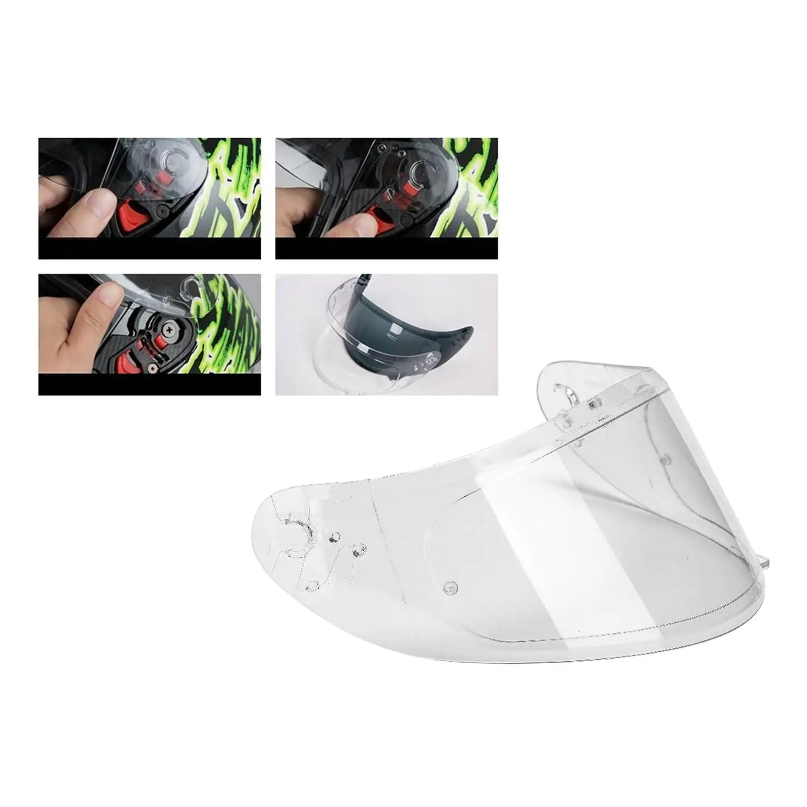 

Universal Motorcycle Helmet Visor Anti Fog Pinlock Ready Lens for MT Helmets Stinger 2 Bike Riding Accessory