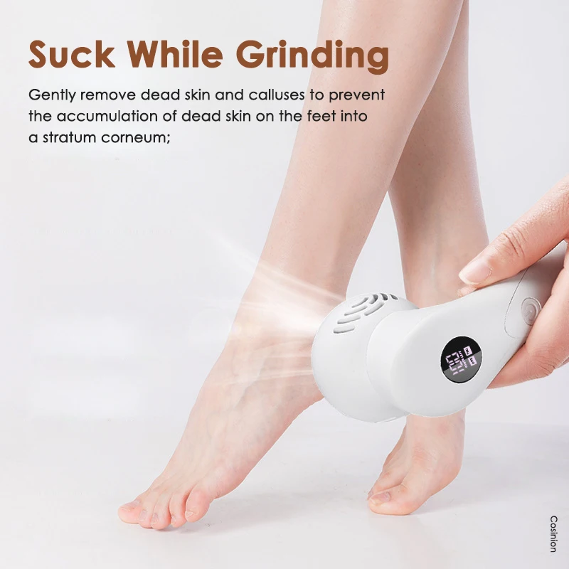 Newest Electric Foot Callus Remover Rechargeable Portable Electronic Professional Pedicure Feet Scrubber File Tool For Dead Skin