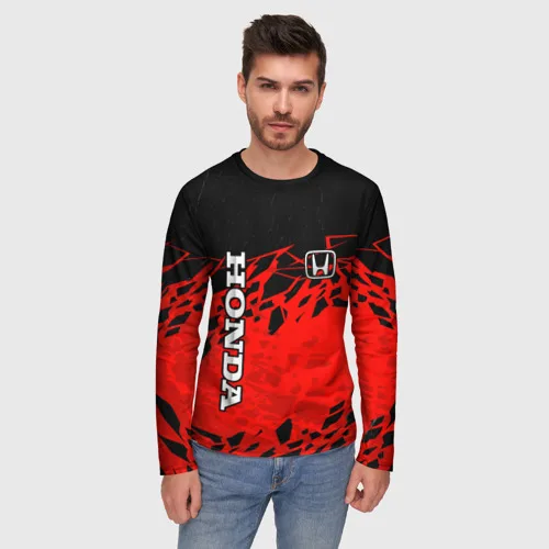 

Honda Motorcycle Quick Dry Jersey Long Sleeve Breathable Racing Shirt Comfortable Dirt Bike Gear for Daily Outdoor T-shirt