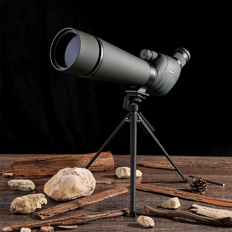 Maifeng 20-60x80 Monocular Bird Watching Telescope Spotting Scope Waterproof spyglass with Tripod Camping Equipment for Moon