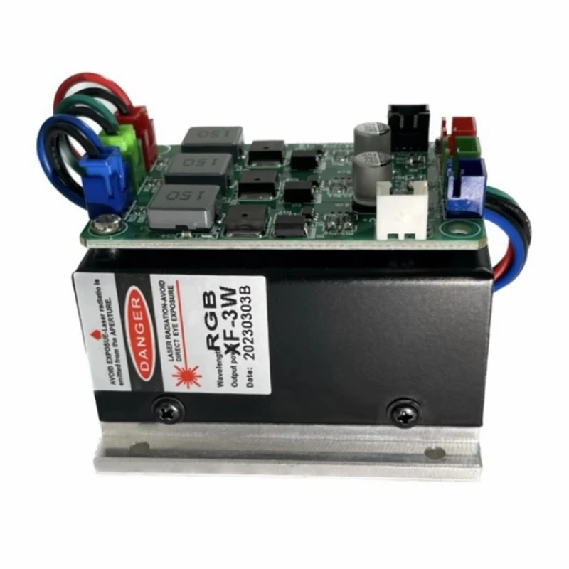 RGB 3 Вт/4 Вт/5 Вт полноцветный красный/зеленый/синий лазерный модуль комбинированный белый лазерный сценический светильник TTL/аналоговый