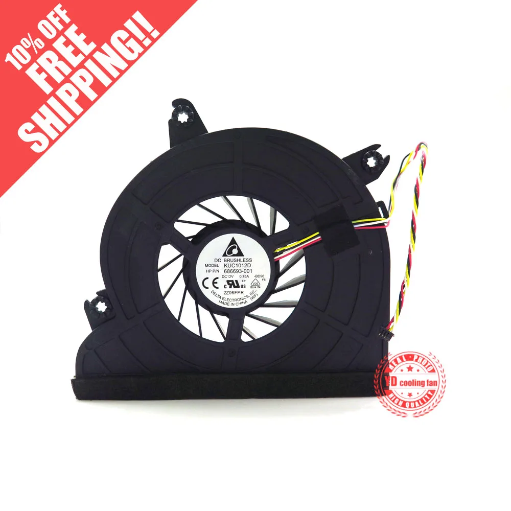 DELTA KUC1012D -BD96 12V 0.75A 686693-001 all in one machine cooling fan