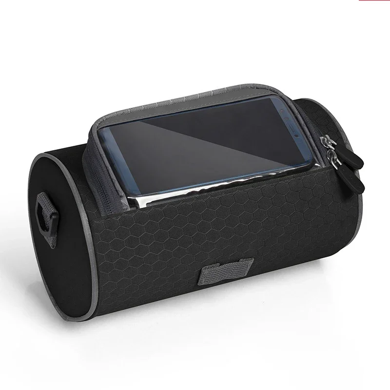 Large Capacity Bicycle Bags Touch Screen Handlebar Front Tube Waterproof Phone Bag for Scooter Pack Shoulder Bag Multi-purpose