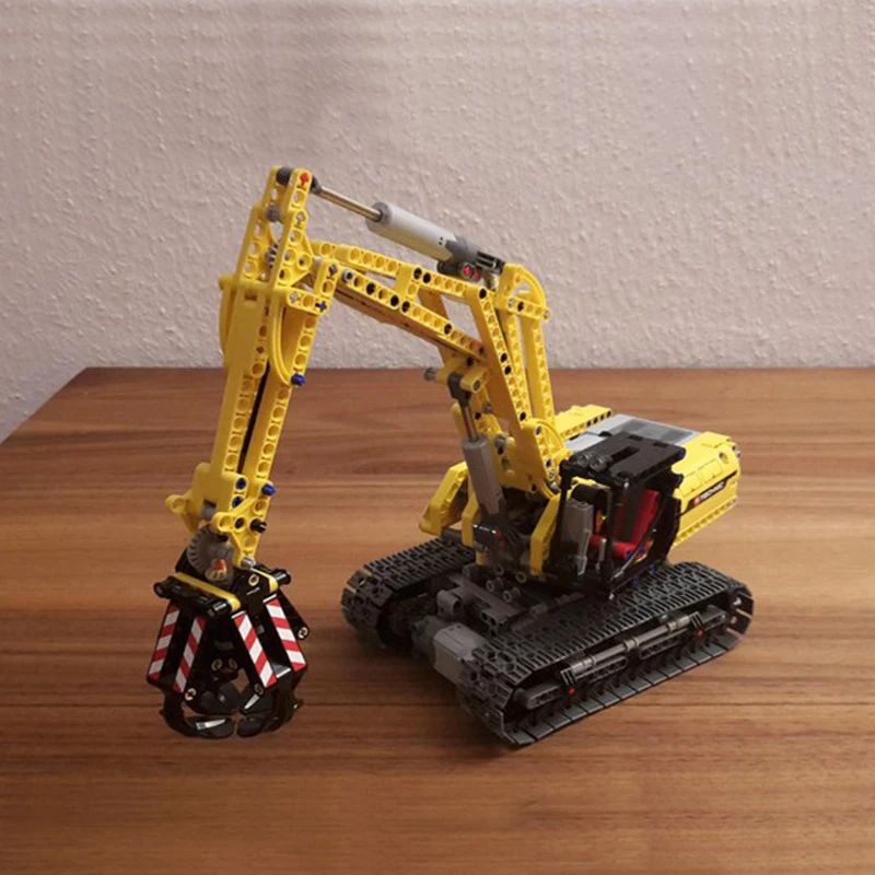 NEW 797PCS city Engineering Series Crawler Excavator model DIY creative ideas ChildToy birthday Gift Technology blocks MOC-42006