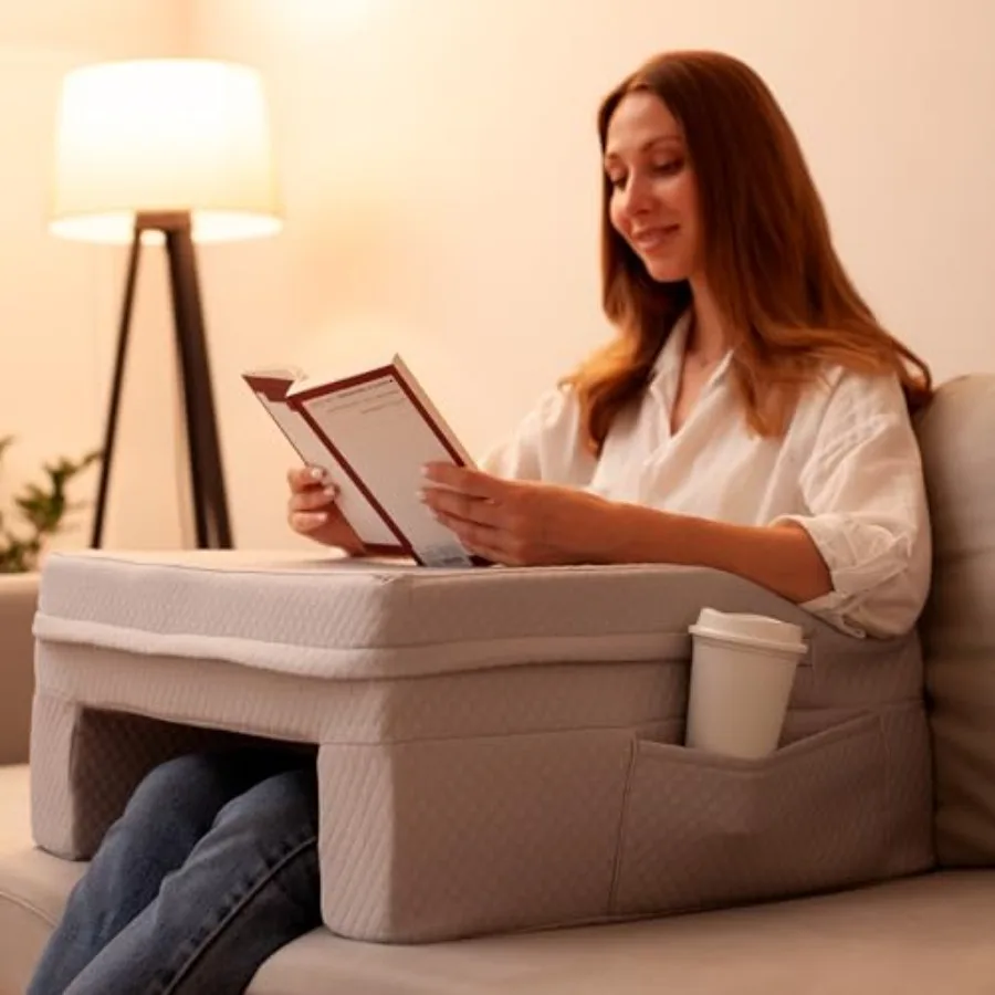 

Gaming Lap Desk Pillow Lar 24″ Flat Surface Laptop Pillow for Couc and Sofa Reading Pillow for Working 2 Wasale Pillowcas Side