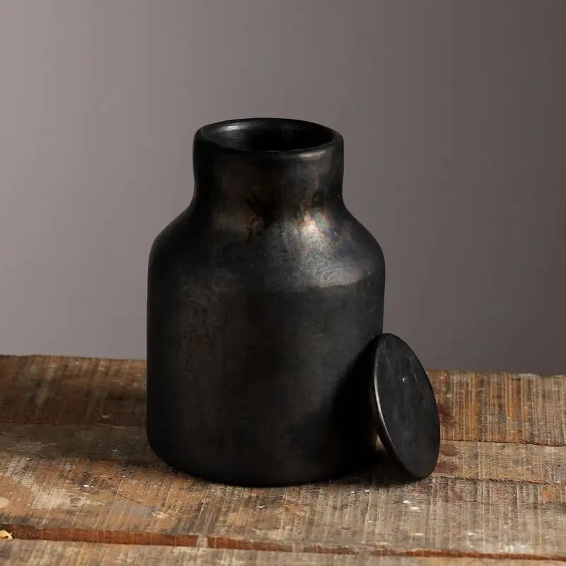 

Longpi Pottery Storage Jar" can be transformed to "Durable Handcrafted Pottery Storage Jar for Home Organization and