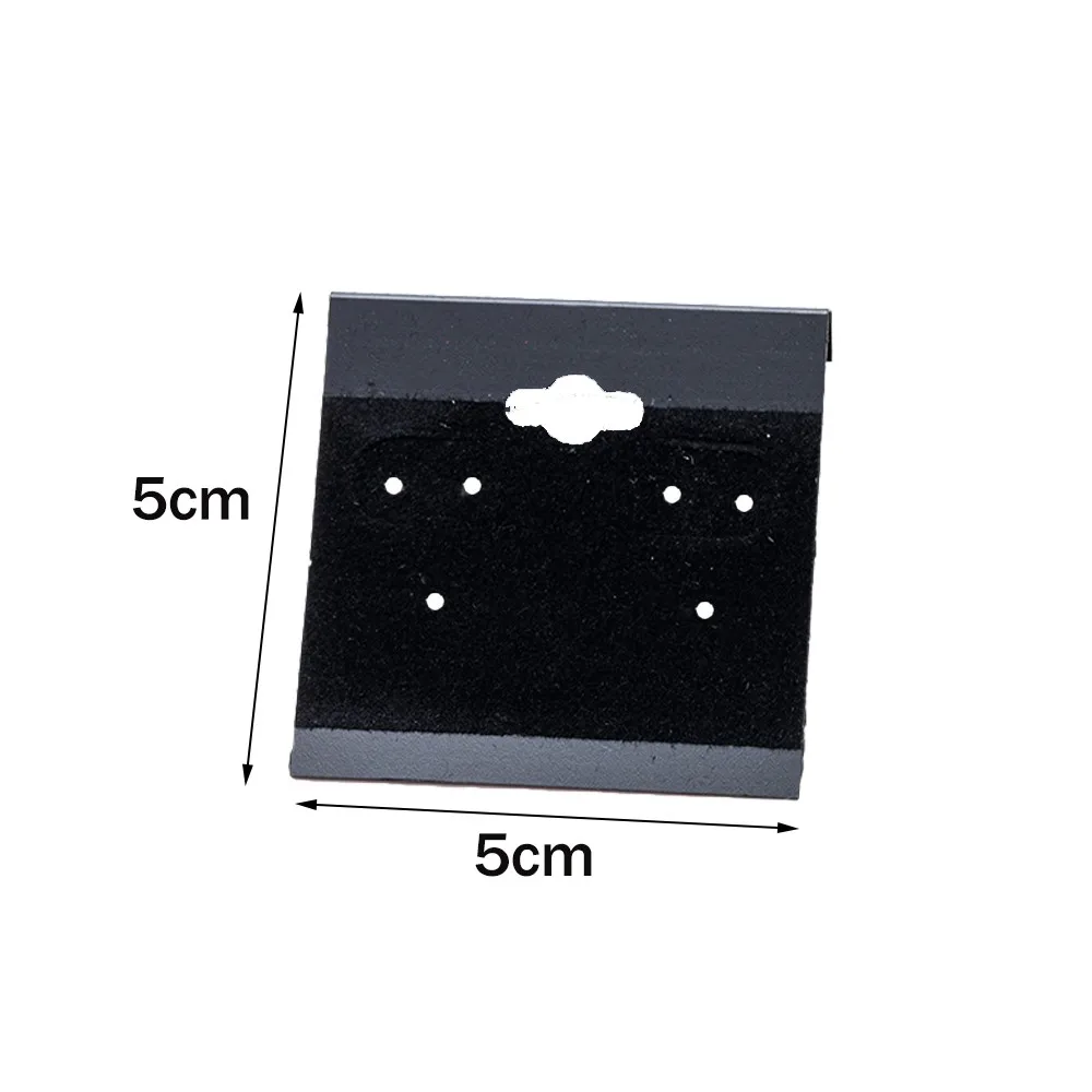 10/30pcs Black Velvet Plastic Earring Cards Display Hanging Jewelry Holder Jewelry Organizer for Earrings Ear Studs Accessories
