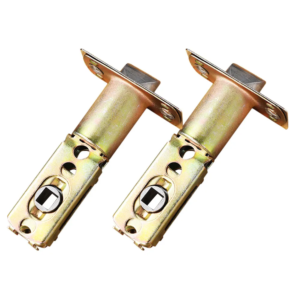 

2Pcs Zinc Alloy Bathroom Door Lock Core Stainless Steel Interior Latch Replacement Kitchen Toilet Bedroom Door Bolt Latches