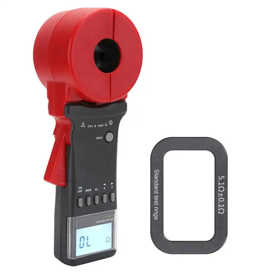 ETCR2100A+ ETCR2100C+ Digital Display Clamp Ground Earth Resistance Tester 1-200Ω Loop Resistance Measure Device Plus JA55
