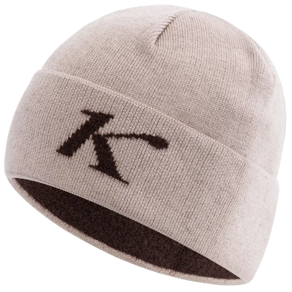 جديد للجنسين أزياء الشتاء قبعة عارضة بيني القبعات للرجل المرأة في الهواء الطلق K حرف K محبوك قبعة