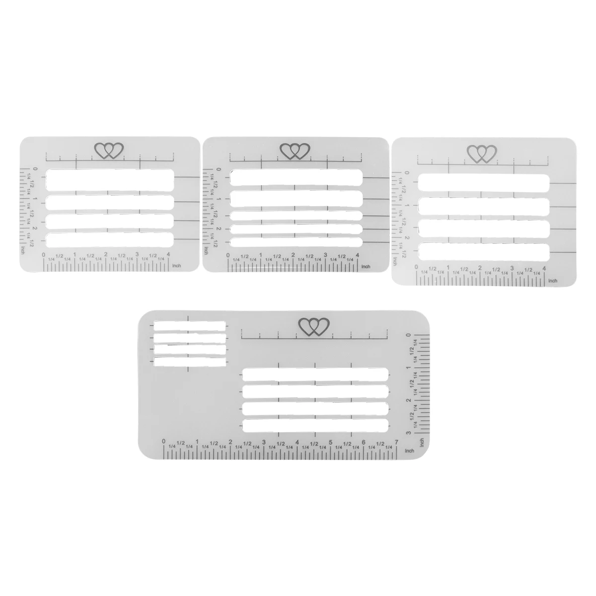 8pcs Addressing Guide Template Envelope Stencil PP Material Writing Aid Child Card Number Letter Design Supplies