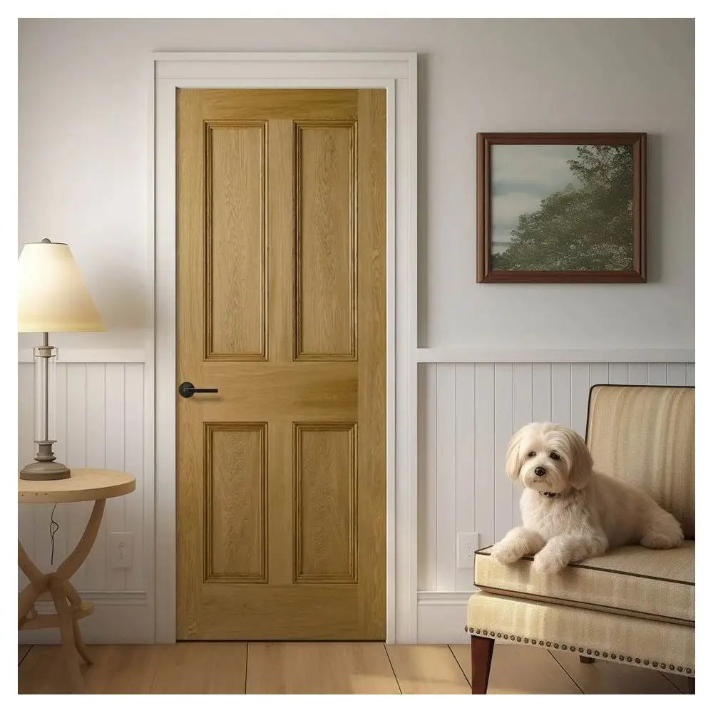 Customization Modern Interior Wooden Door Custom Size And Color For Apartment Bedroom Kitchen Hotel And Commercial Buildings