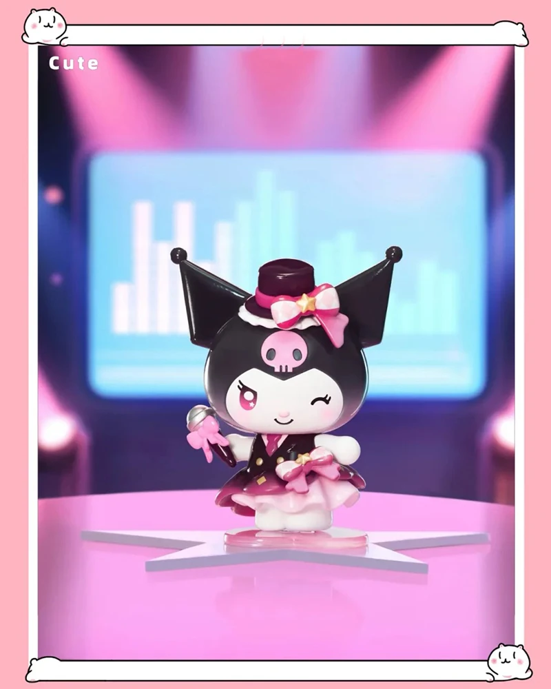 Nieuwe Kuromi Sparkling Idol Serie Blind Box Speelgoed Verrassingscadeau Model Cartoon Collectie Desktop Ornament Pop Kinderspeelgoed