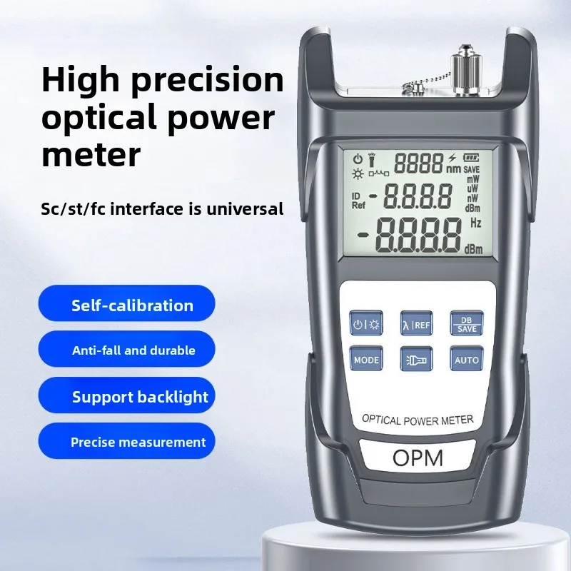 G70 50 Optical Power Meter Fiber Optic Attenuation Tester Optical Multimeter Receiver With 70 To Plus 10 Dbm Measurement Range
