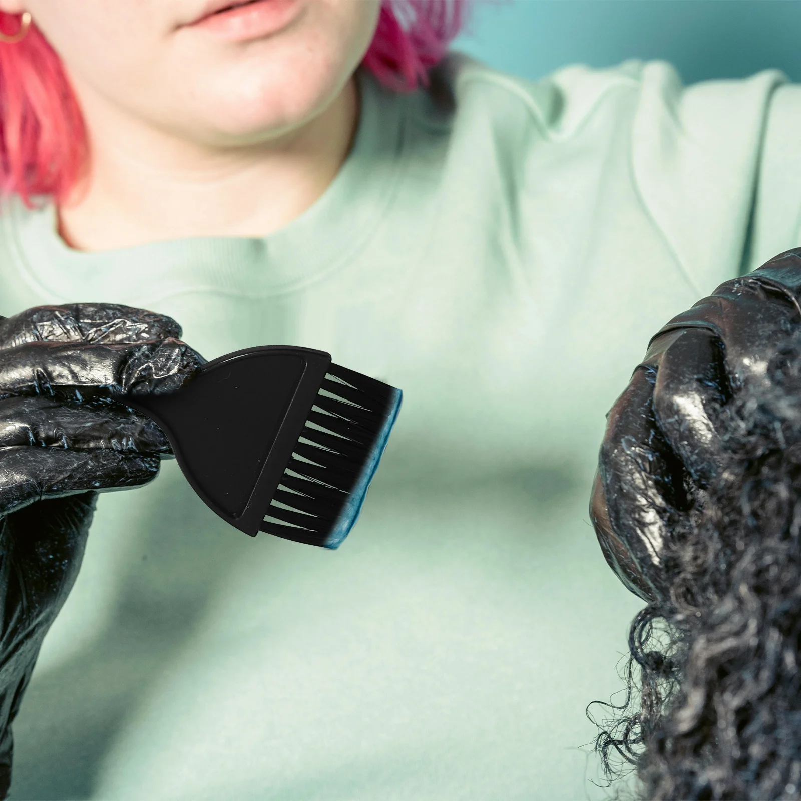 

1 комплект, набор инструментов для краски для волос, прочный пластик, без беспорядка, салон, аксессуары для окраски волос для домашнего использования, практичный набор для окрашивания своими руками