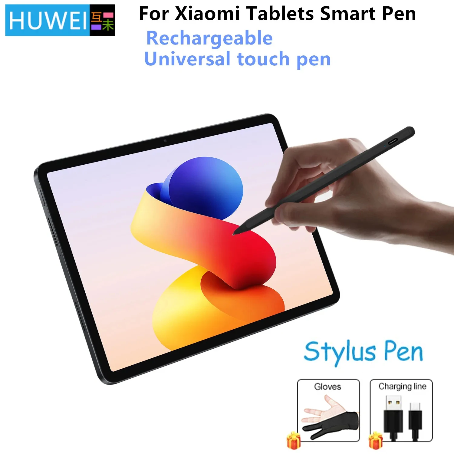 

Active Stylus Pen For Xiaomi Redmi Pad 2 Pro 12.1-inch 2025/Xiaomi POCO Pad 2024 Red mi Pad Pro Tablet Screen Touch Pen Pencil