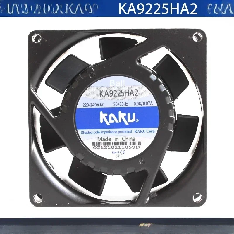 KAKU original KA9225HA2 BT AC220V 0.08/0.07A ball bearing axial flow fan