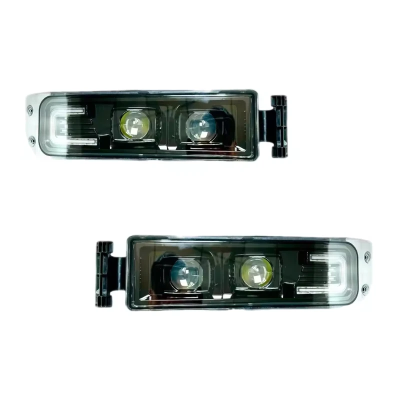 

2 шт. (левая и правая) 24В полностью светодиодные противотуманные фары для MAN TGA, для модернизации/улучшения противотуманных фар 81253206092 81253206112 81253206091