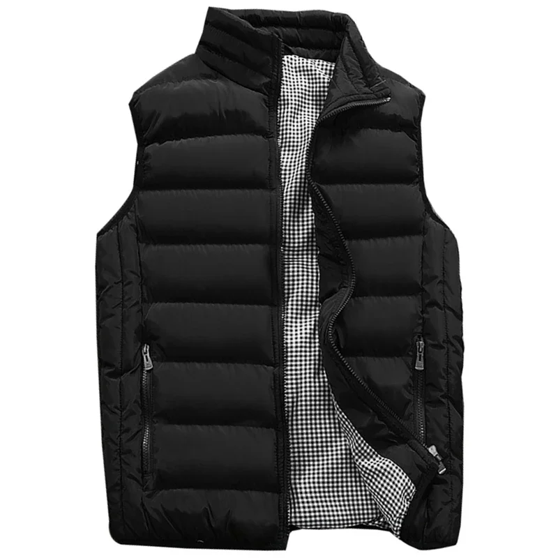 

Winter Warm Sleeveless Jacket Army Waistcoat Men New Stylish Autumn Vests Mens Vest Fashion Casual Coats Mens New Vest