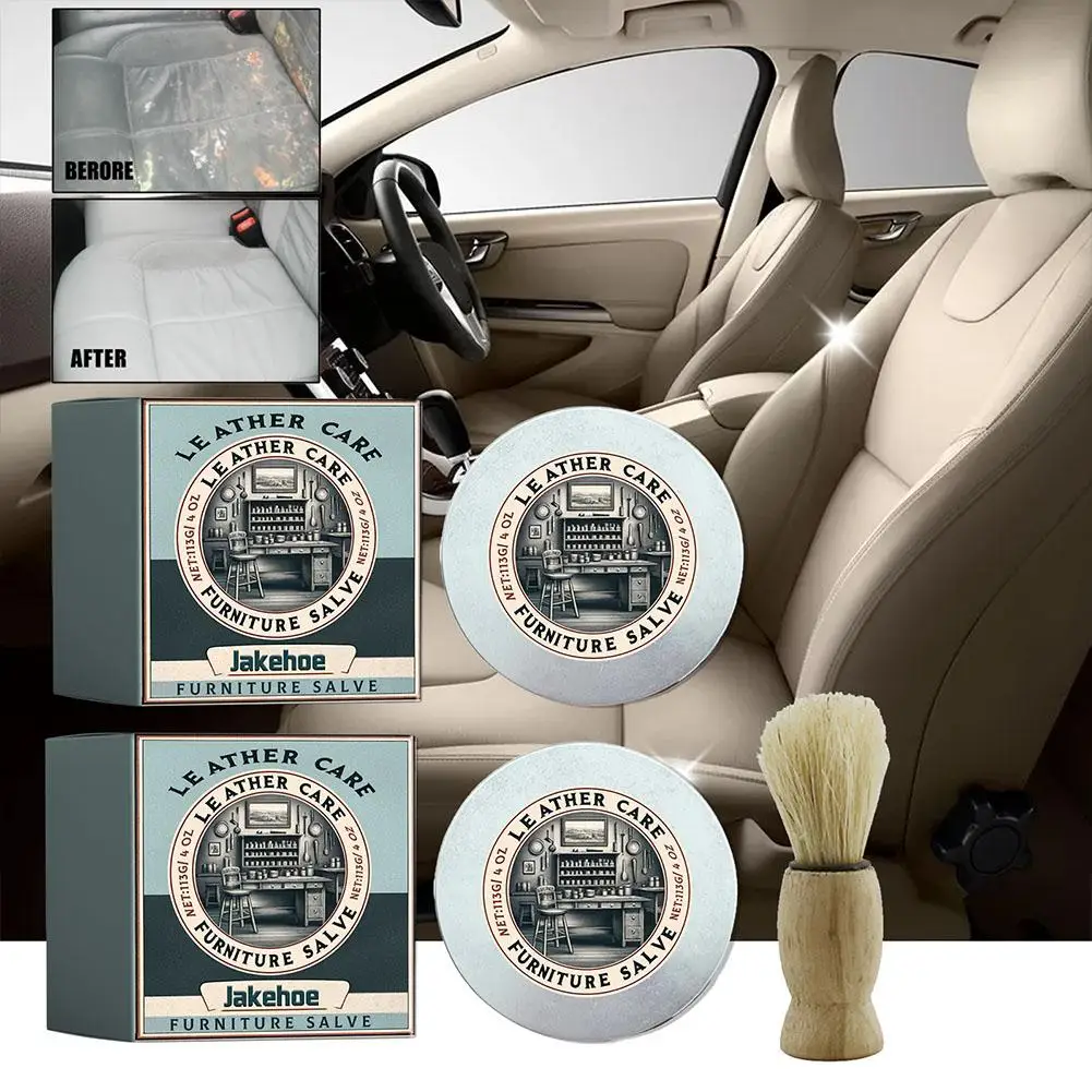 Leather Salve For Furniture Cleaning Products Polish And Repair Coating Revives Smooth Leather Natural Conditioner With Bru C2Q7