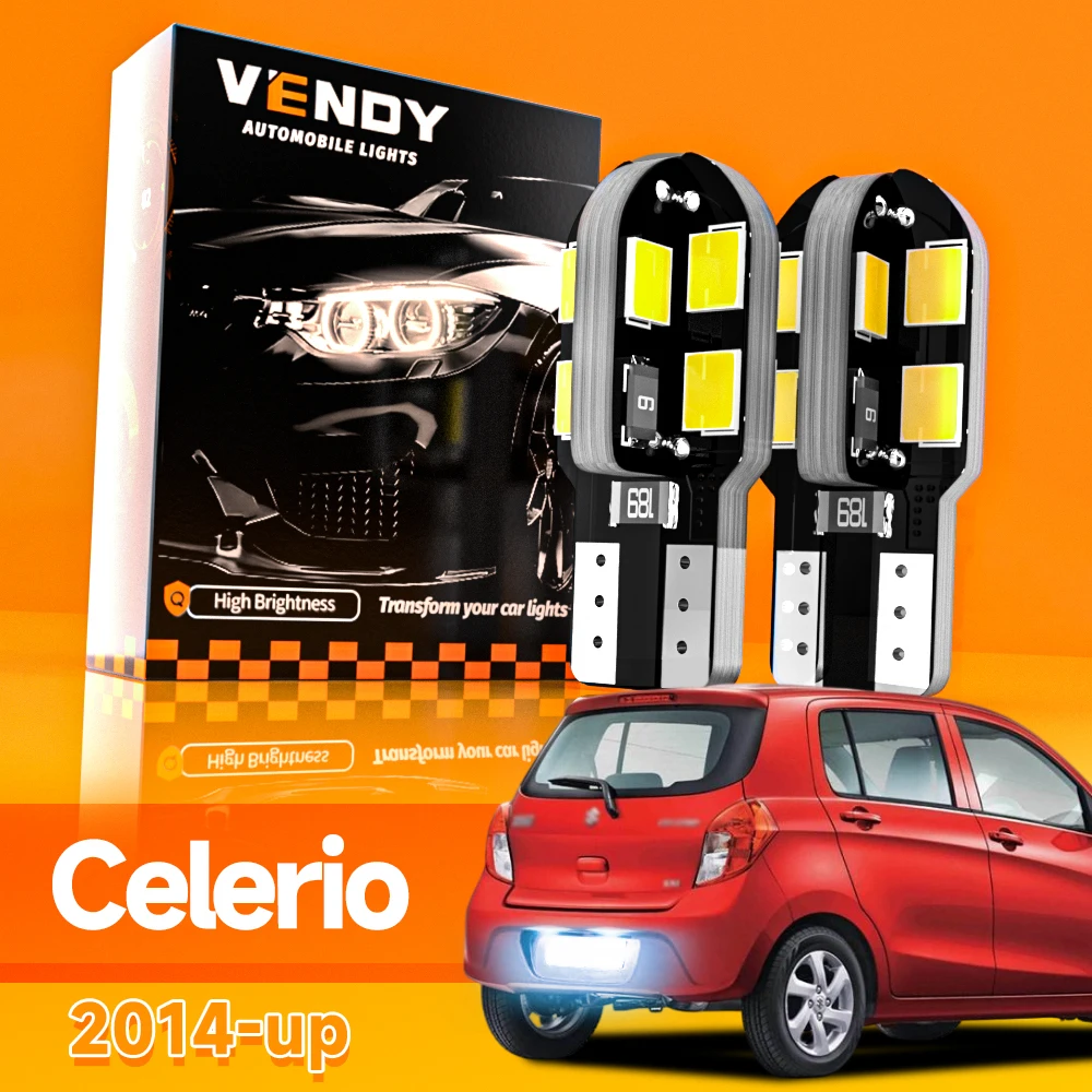 

2 шт. для Suzuki Celerio светодиодный светильник номерного знака 2014 2015 2016 2017 2018 2019 2020 2021 аксессуары Canbus