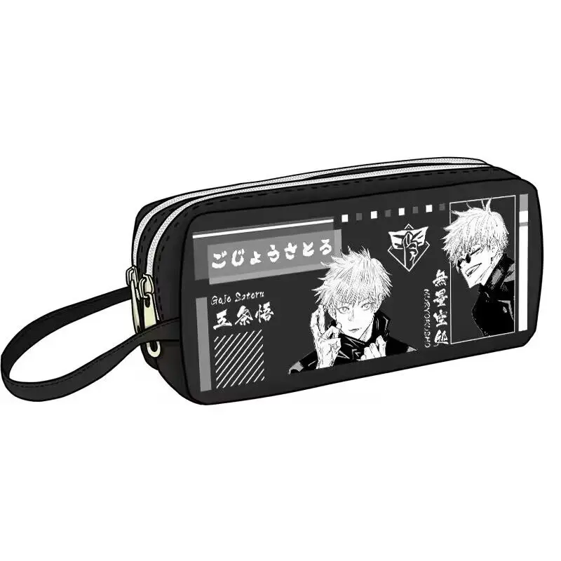 Anime Jujutsu Kaisen Cute Pencil Case Satoru Gojo Cosplay Student Pencil Bags Storage Bags Stationery Office Supplies Fans Gift