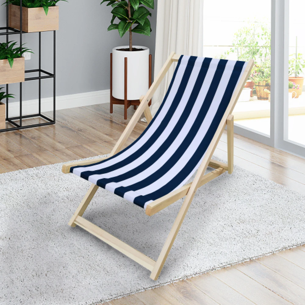 

Ye 2pcs/set Folding Chair with Populus Wood and Blue Canvas, Director Chair Design