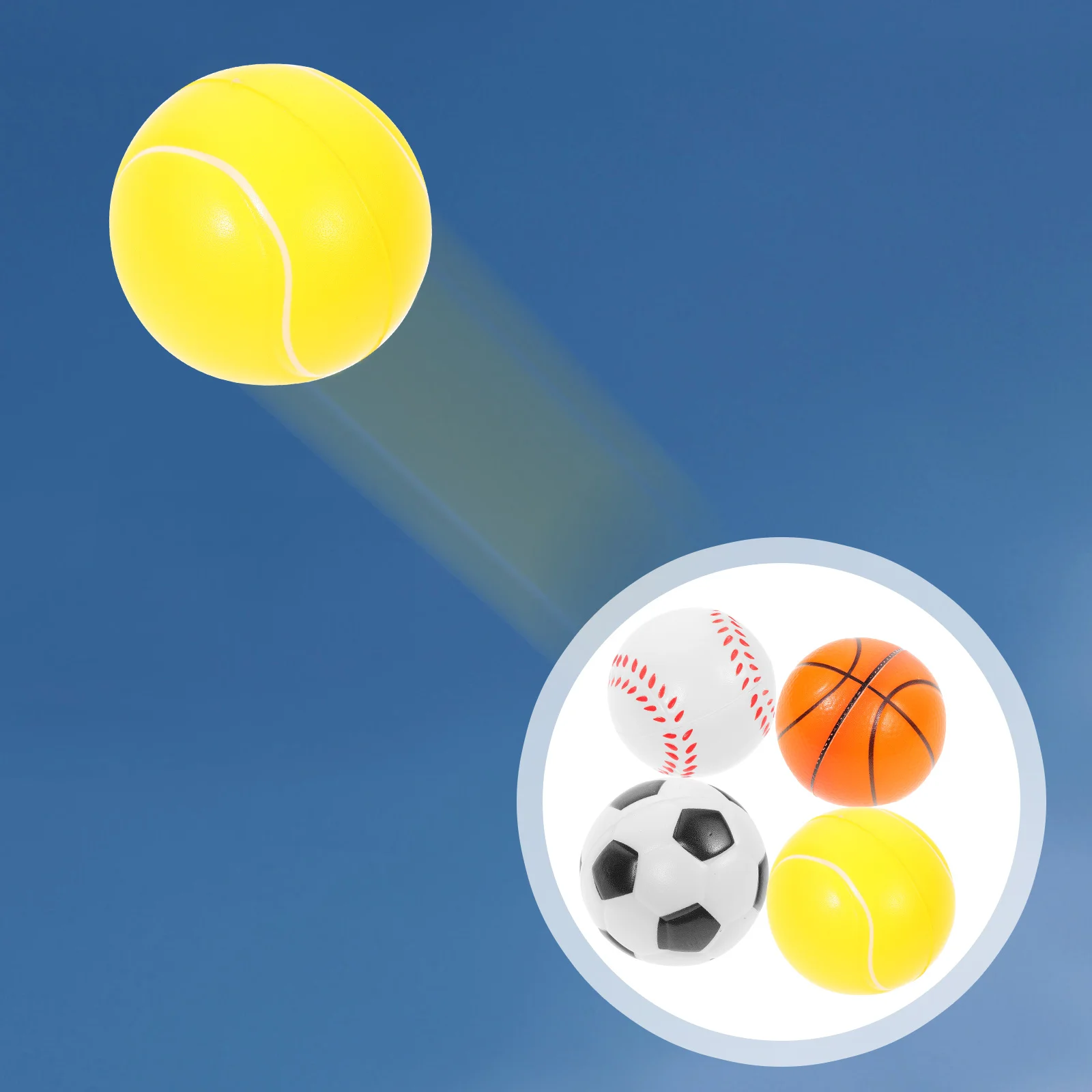 

4 Pcs Ball Suit Training Dog Ball Dog Toy Bouncy Tennis Pet Supplies Training Soccer Toys Floating Outdoor Fun Games