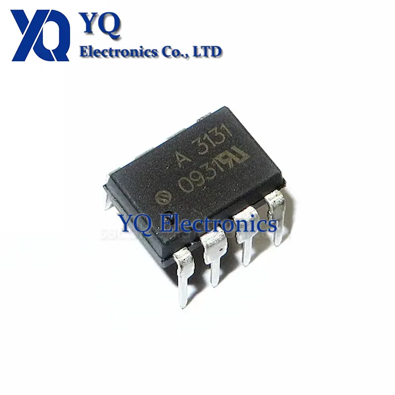 10PCS/lot New OriginaI HCPL-3131 A3131 3131 HCPL-3131-000E or HCPL-3130 3130 DIP-8 IGBT Gate Drive Optocouplers
