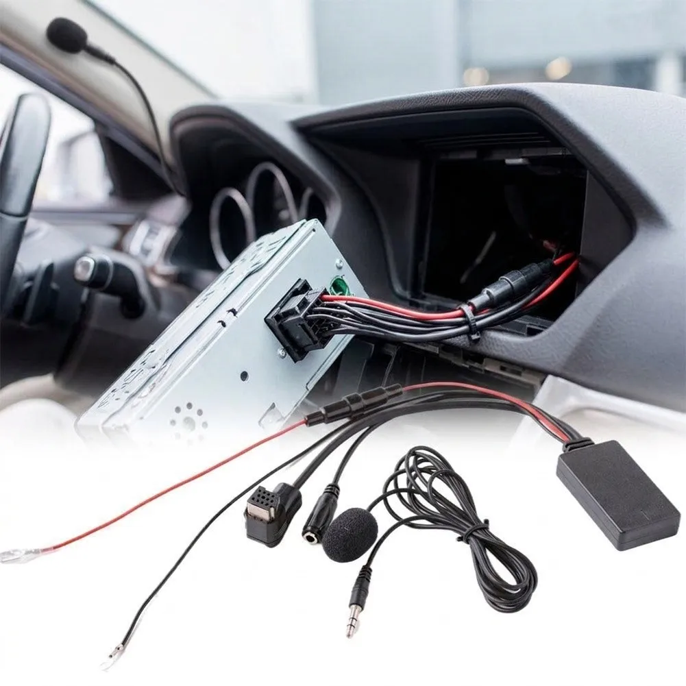 AUX Cable Aux Adapter Brand New For Pioneer IP-BUS Port 11Pin 5-12V ABS Plastic Black Trunk  AUX Cable Aux Adapter