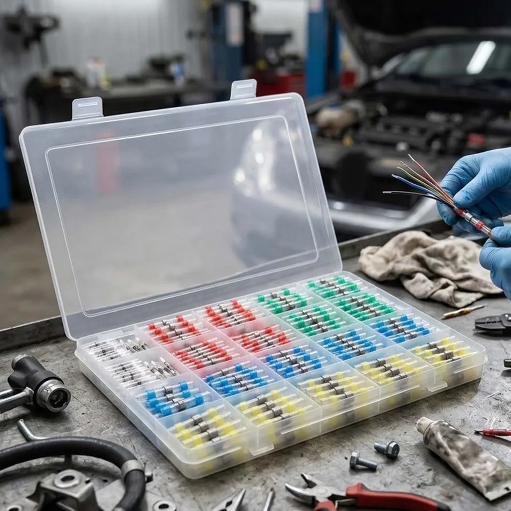 Heat Shrink Mating Connector Kit 350PCS for Waterproof Connections in Cars Boats Trailers and Portable Power Systems