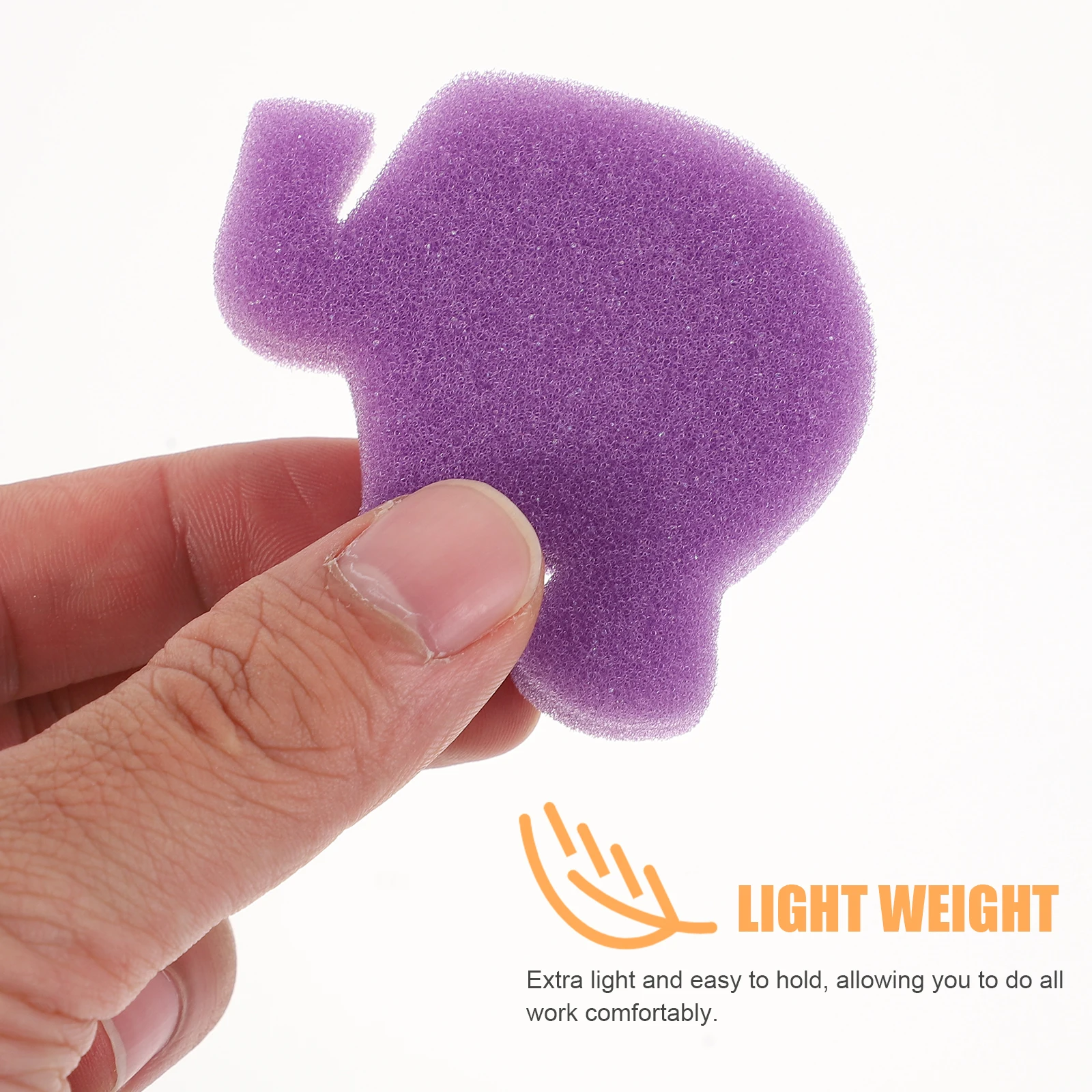 

48 шт., губки для рисования, моющиеся маленькие кисти, губки для детей, мультяшные дошкольные художественные принадлежности, инструменты «сделай сам»