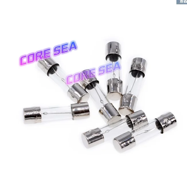 Slow breaking and slow dissolving delay glass fuse tube 5x20mm T1A/2A/3A/3.15A/5A/8A/10A/15A