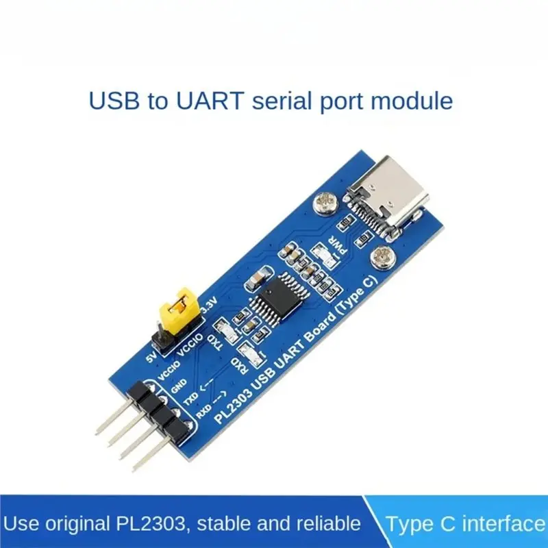 Il modulo seriale A32T-Type-C PL2303 alla interfaccia UART/TTL supporta la conversione da USB a TTL da 1,8 V/2,5 V