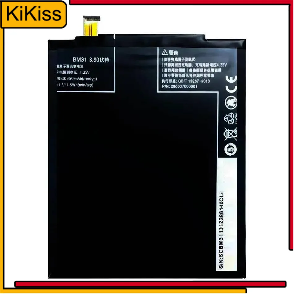 

BM31 For Xiaomi MI 3 M3 Mi3 Environmentally Friendly Mobile Phone Battery 3050Mah