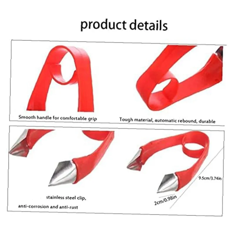 Fruit Corer Core Remover Strawberry Huller Stem Eyes Stalk Leaves Vegetable Tool For Kitchen Durable Easy Install view 6