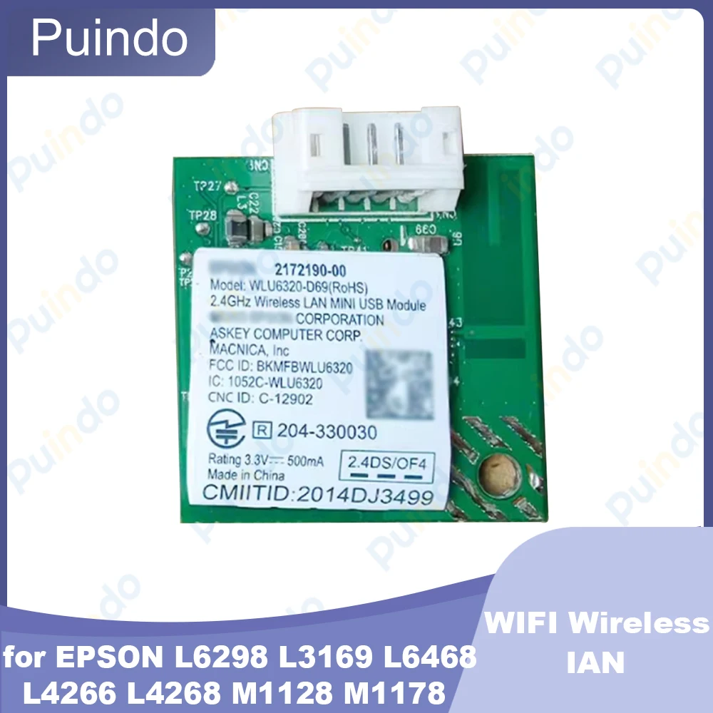 

General WIFI Wireless IAN for EPSON L6298 L3169 L6468 L4266 L4268 L1258 M1128 M1178 Mini USB Module